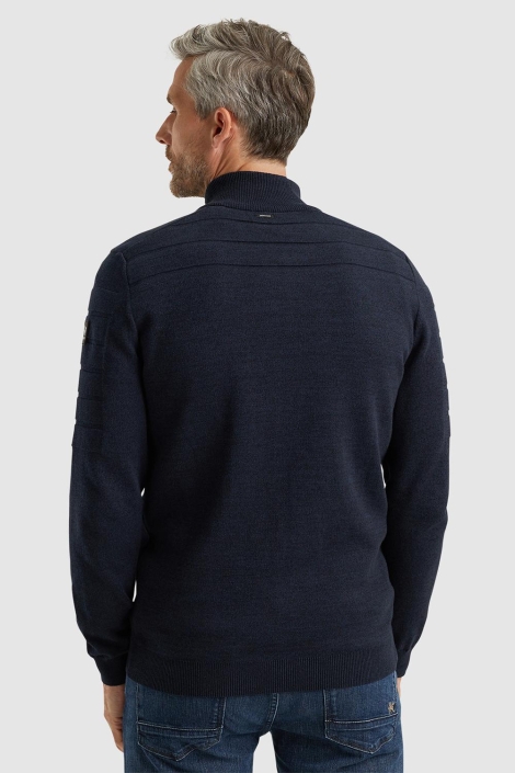 Vanguard zip jacket cotton bonded mouline